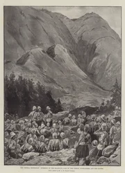The Chitral Expedition, Storming of the Malakand Pass by the Gordon Highlanders and the Guides